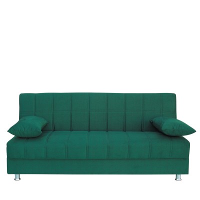 Καναπές Κρεβάτι Τριθέσιος LAURA Μέντα 190x84x86cm