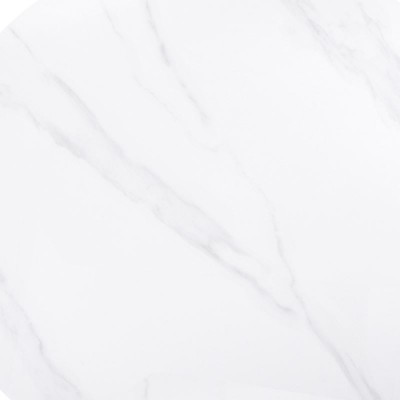 Επιφάνεια Μάρμαρο Sintered Stone, Απόχρωση White Marble (MDF για στήριξη βάσης)