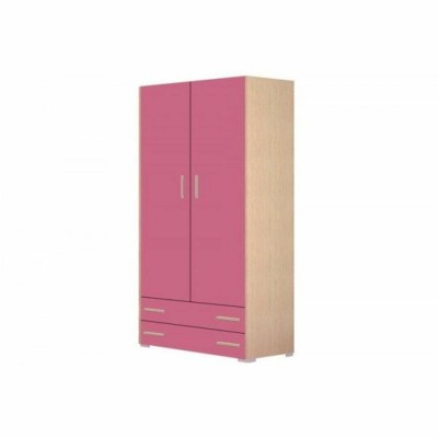 Παιδική ντουλάπα δίφυλλη ροζ 85/105*50*180